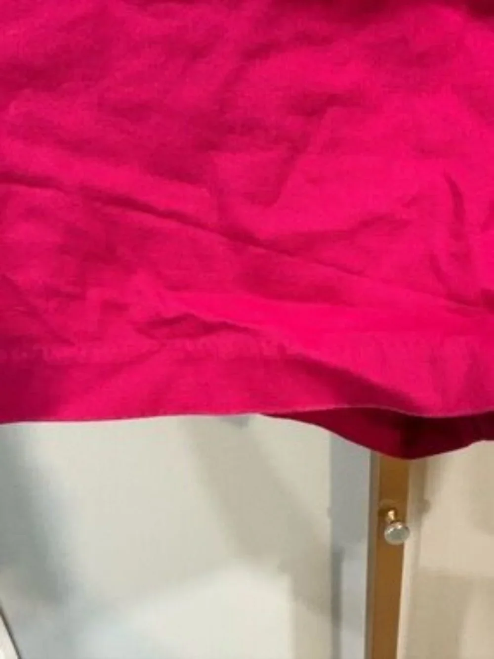 Hot Pink Cotton Bermuda Shorts - Picture 5 of 7